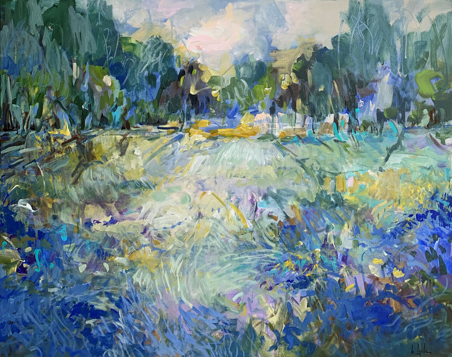 Field of cornflowers Irina Laube