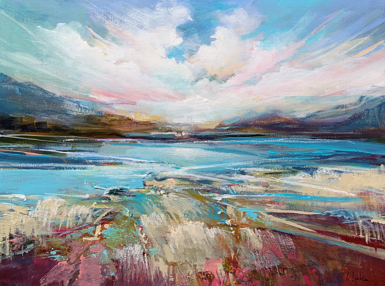 By the lake Irina Laube