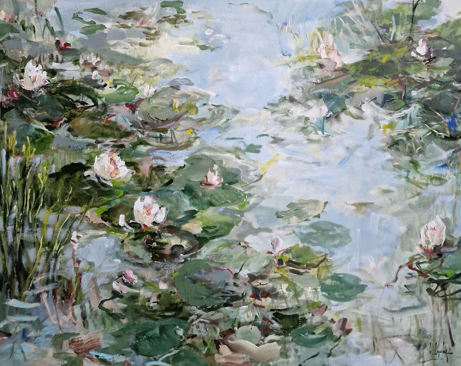 Water lily  pond I Irina Laube