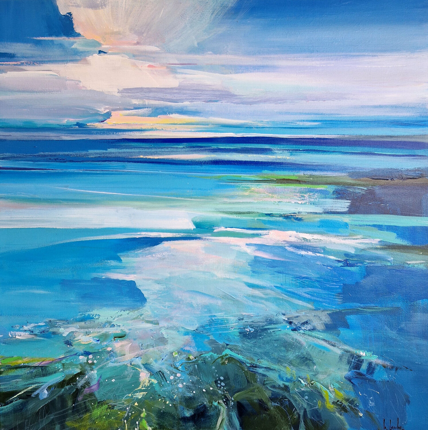 Blue expanses Irina Laube