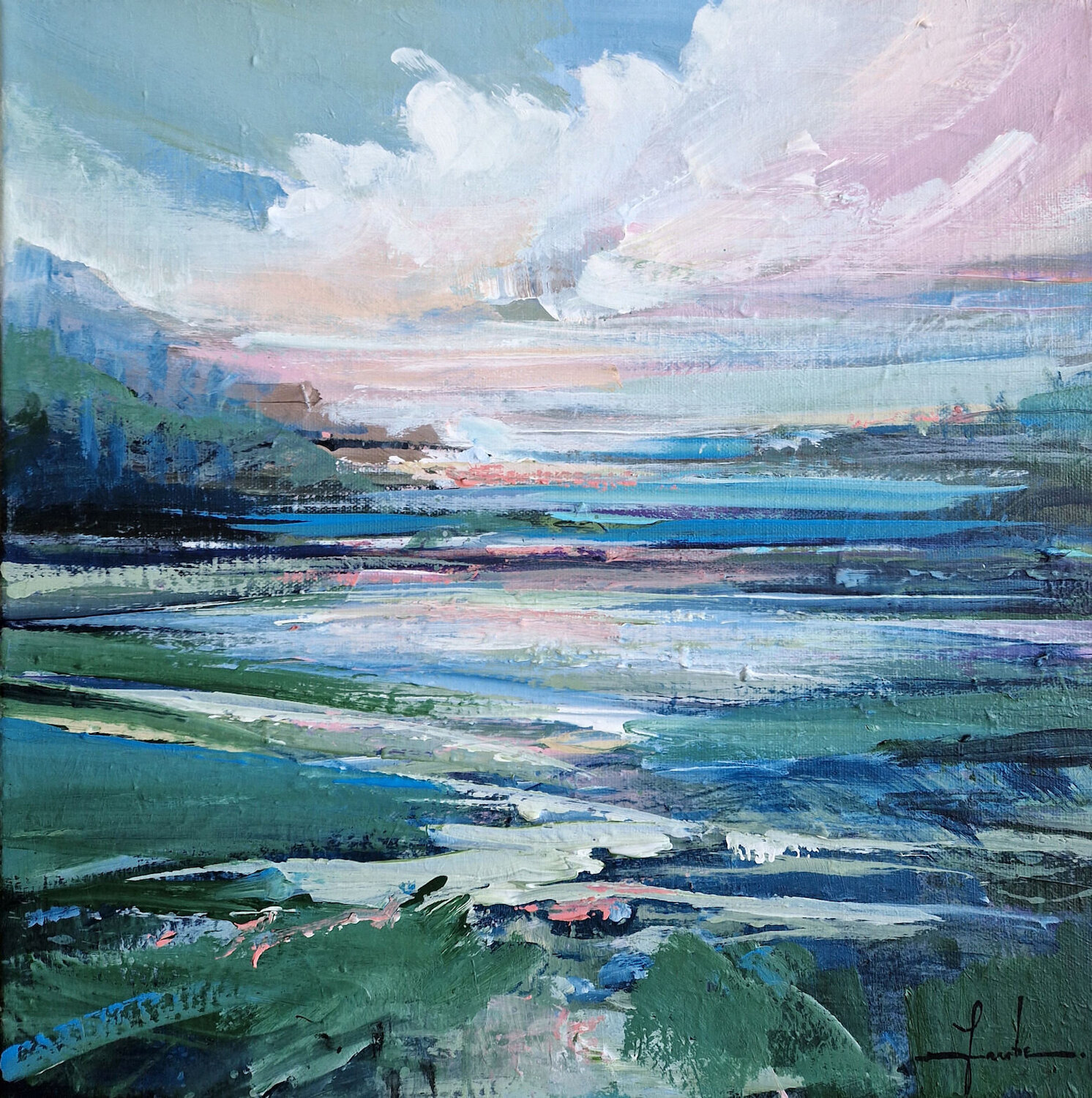 Pink cloud Irina Laube