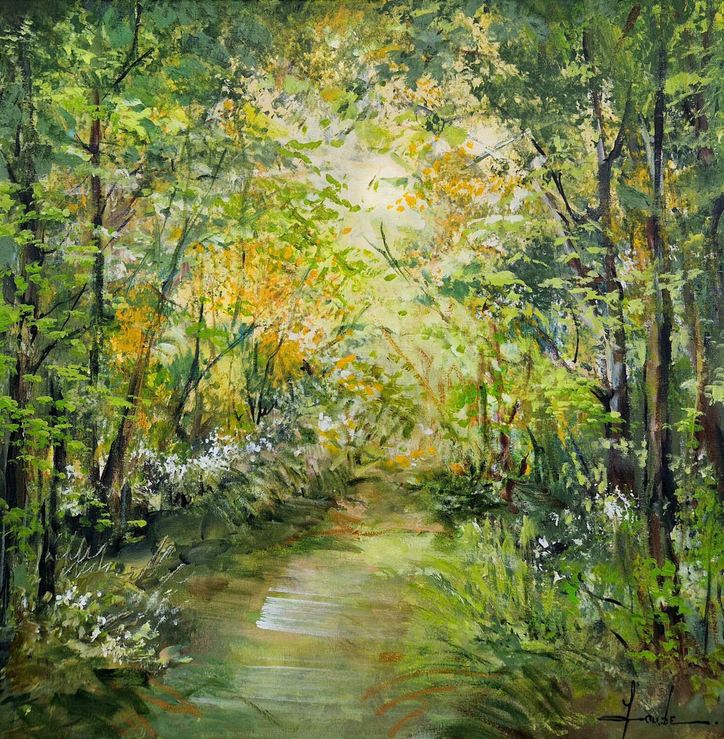 Between Leaves and Light Irina Laube