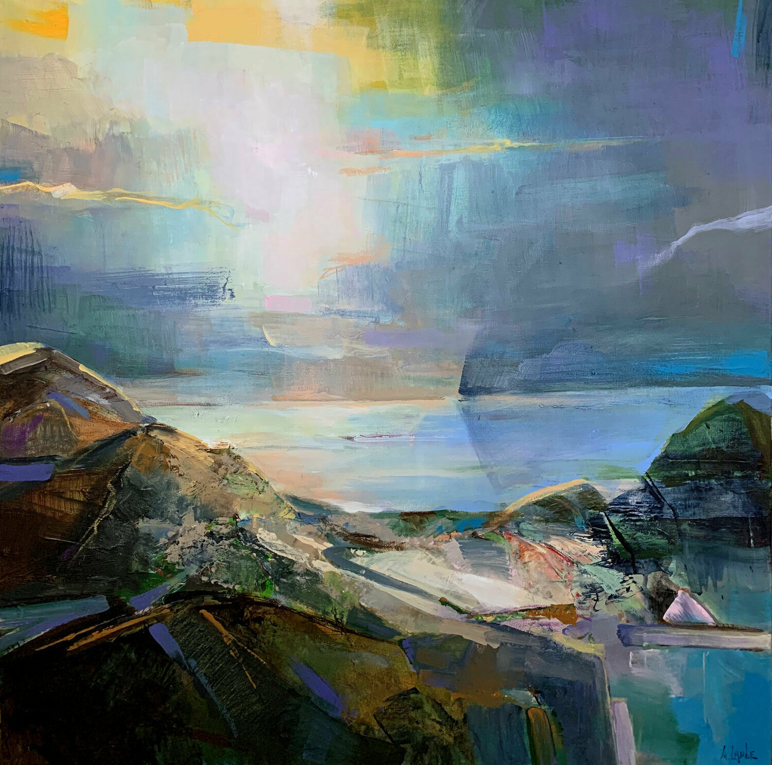 Blue lake Irina Laube