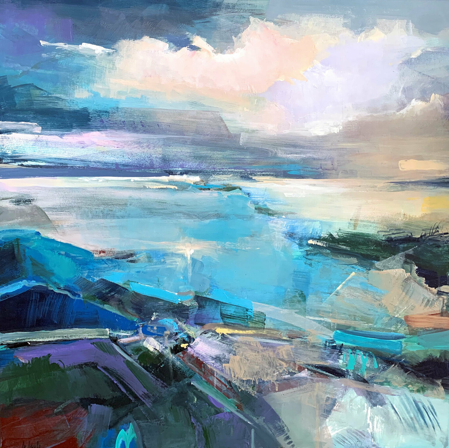 On the shore Irina Laube