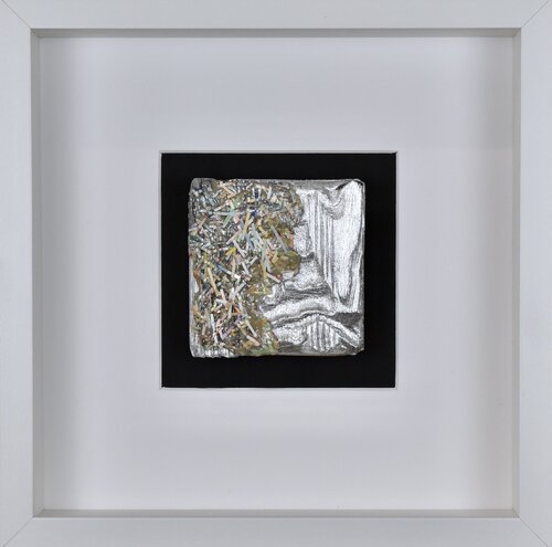 O.T. aus dem Zyklus "Cashcow: Goldene und Silberne Transformation" van Thomas Girbl, Schilderij te koop op Singulart
