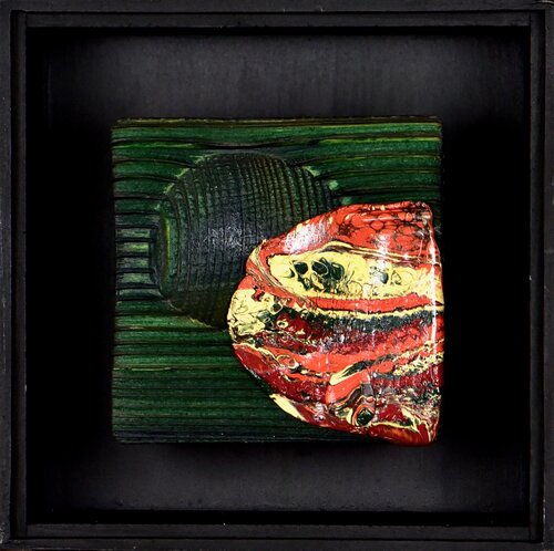 "O.T. aus dem Zyklus Secrets of Fire" van Thomas Girbl, Schilderij te koop op Singulart