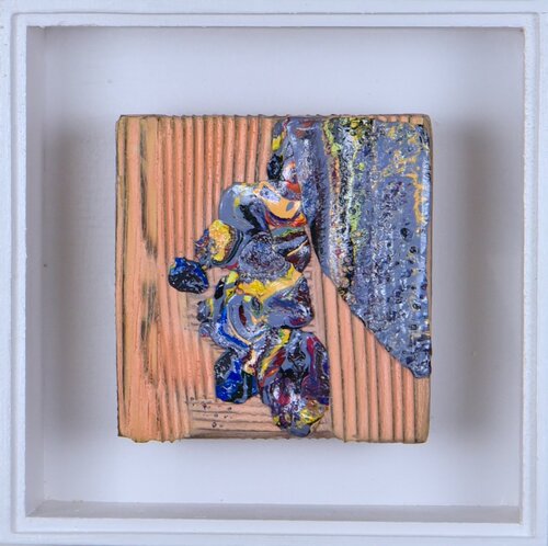 "O.T. aus dem Zyklus Secrets of Fire" van Thomas Girbl, Schilderij te koop op Singulart