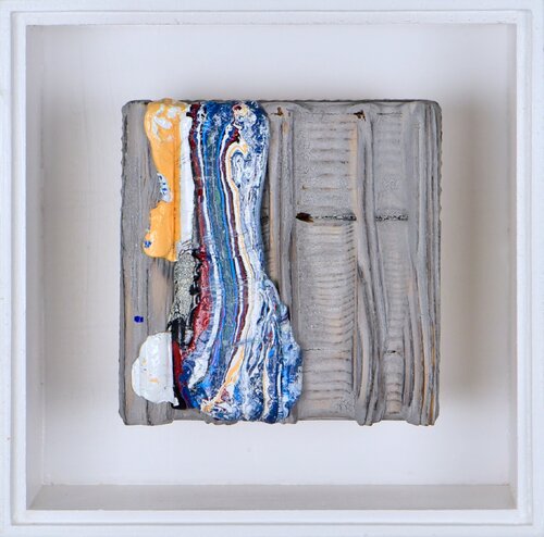 "O.T. aus dem Zyklus Secrets of Fire" van Thomas Girbl, Schilderij te koop op Singulart