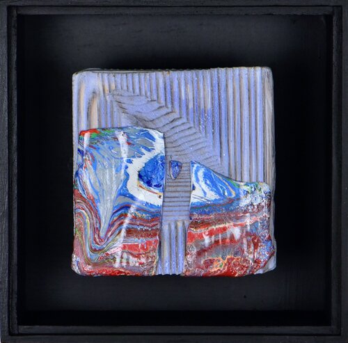 "O.T. aus dem Zyklus Secrets of Fire" van Thomas Girbl, Schilderij te koop op Singulart