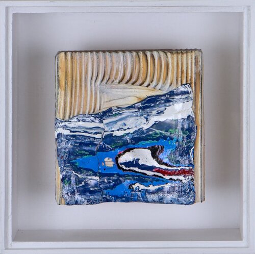 "O.T. aus dem Zyklus Secrets of Fire" van Thomas Girbl, Schilderij te koop op Singulart