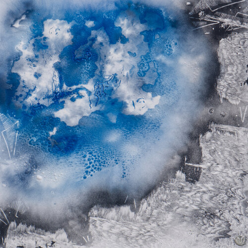 "DIE WOLKE AUS GLUT" van Thomas Girbl, Schilderij te koop op Singulart