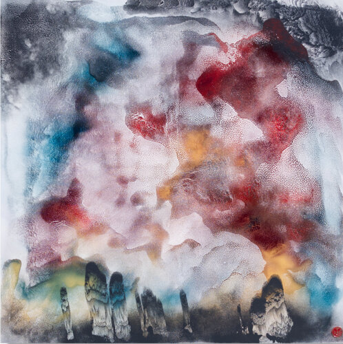 "SCHATTEN DER URTIEFE" van Thomas Girbl, Schilderij te koop op Singulart