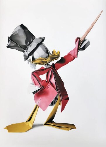 Scrooge Origami by Alessandro Paglia di Alessandro Paglia, Opera su carta in vendita su Singulart