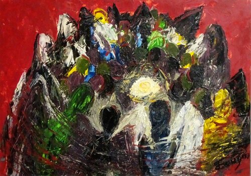 "Pablo Picasso Angels" par Kyrylo Bondarenko, Peinture en vente sur Singulart