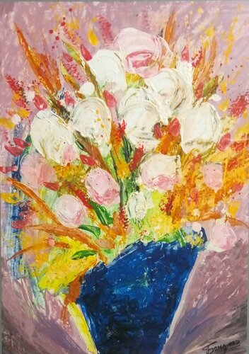 "Henri Matisse Roses" di Kyrylo Bondarenko, Pittura in vendita su Singulart