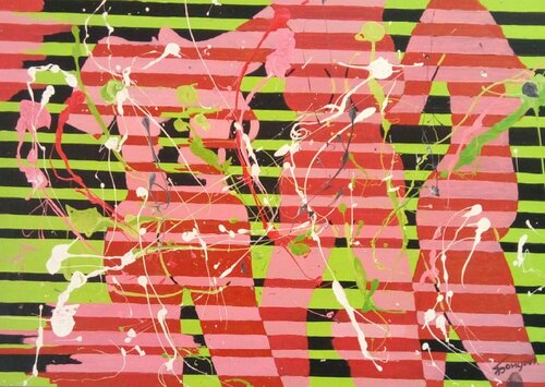 "Gerhard richter graces" van Kyrylo Bondarenko, Schilderij te koop op Singulart