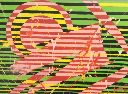 "Roy lichtenstein angel" de Kyrylo Bondarenko, Pintura a la venta en Singulart