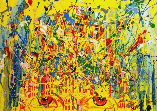 "Antoni gaudí" van Kyrylo Bondarenko, Schilderij te koop op Singulart