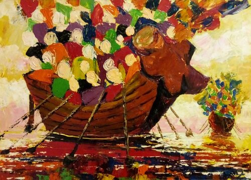 "Pablo picasso caravel" von Kyrylo Bondarenko, Malerei kaufen auf Singulart