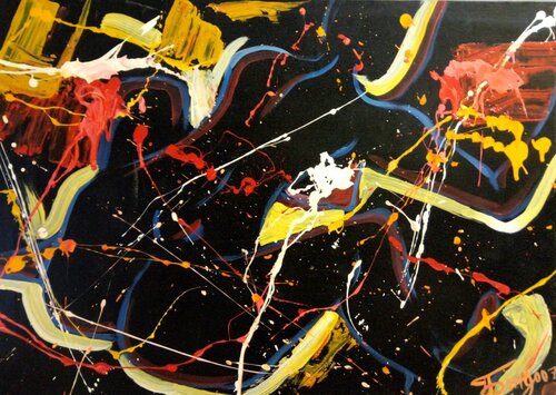 "Pablo picasso yoga" de Kyrylo Bondarenko, Pintura a la venta en Singulart