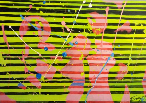 "Gerhard richter dance" van Kyrylo Bondarenko, Schilderij te koop op Singulart