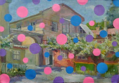 "Odesa Courtyard" by Kyrylo Bondarenko, Painting for Sale on Singulart