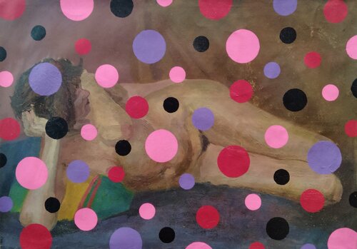 "Yayoi Kusama Morning" van Kyrylo Bondarenko, Schilderij te koop op Singulart