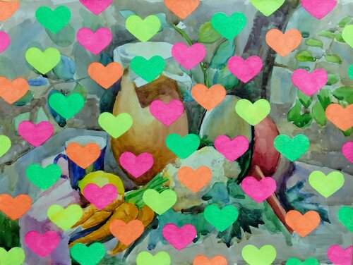 "David Hockney still life" van Kyrylo Bondarenko, Schilderij te koop op Singulart