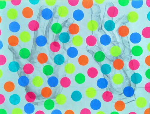 "Jeff Koons hands" von Kyrylo Bondarenko, Werk auf Papier kaufen auf Singulart