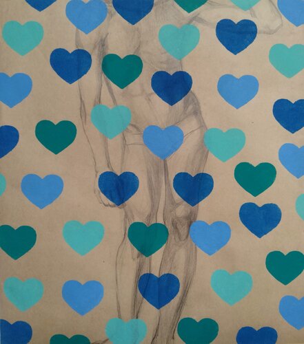 "Yayoi Kusama man" van Kyrylo Bondarenko, Schilderij te koop op Singulart