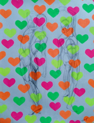 "Yayoi Kusama ecorche" von Kyrylo Bondarenko, Malerei kaufen auf Singulart