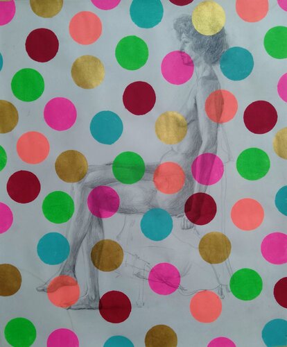 "Yayoi Kusama Japan" di Kyrylo Bondarenko, Pittura in vendita su Singulart