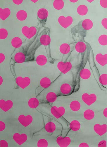 "Yayoi Kusama model" by Kyrylo Bondarenko, Painting for Sale on Singulart