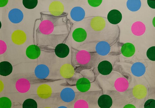 "Yayoi Kusama balls" by Kyrylo Bondarenko, Painting for Sale on Singulart