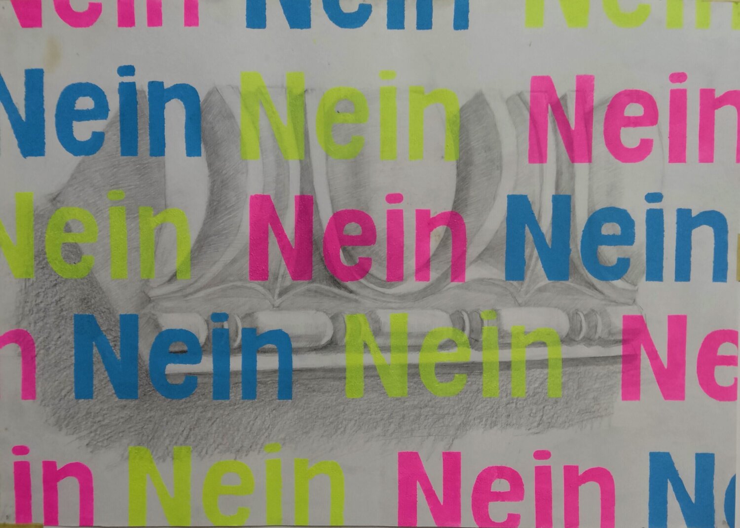 "Gerhard Richter nein" Kyrylo Bondarenko Dipinto originale in vendita