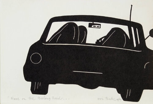 Nuns on the Geelong Road… von Eric Thake, Druck kaufen auf Singulart