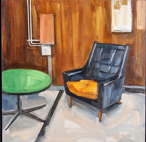 Artist’s Lounge (National Art School) di Marie Mansfield, Pittura in vendita su Singulart