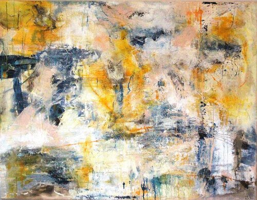 Innehalten und Betrachten 2 van Petra Kirsten, Schilderij te koop op Singulart