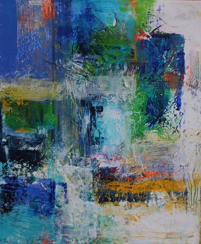 Farben voller Klänge van Petra Kirsten, Schilderij te koop op Singulart
