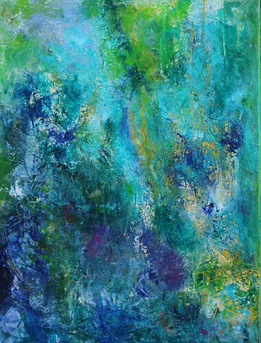 Ozean voller Klänge van Petra Kirsten, Schilderij te koop op Singulart