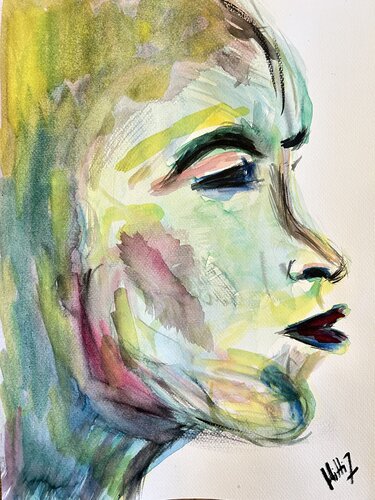 Der Mensch hinter den Farben by Roland Mittermeier, Painting for Sale on Singulart