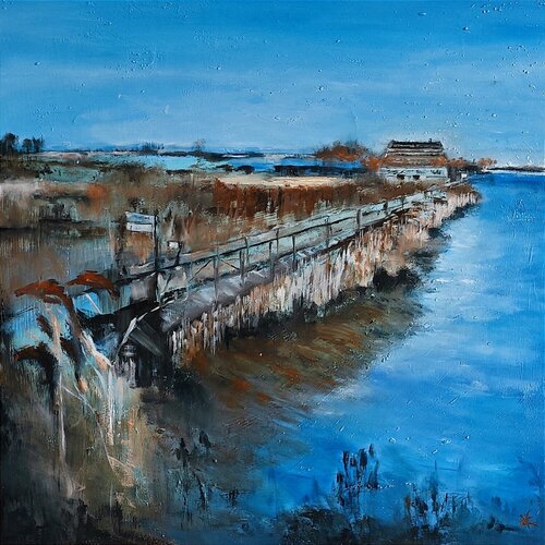 PAESAGGIO LAGUNARE di VALNEA CARNIEL, Pittura in vendita su Singulart