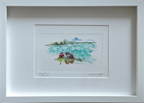 Paesaggio astratto by VALNEA CARNIEL, 종이 for Sale on Singulart