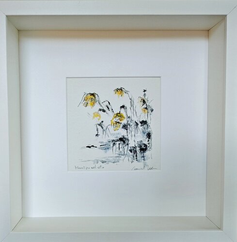 Sunflowers von VALNEA CARNIEL, Werk auf Papier kaufen auf Singulart