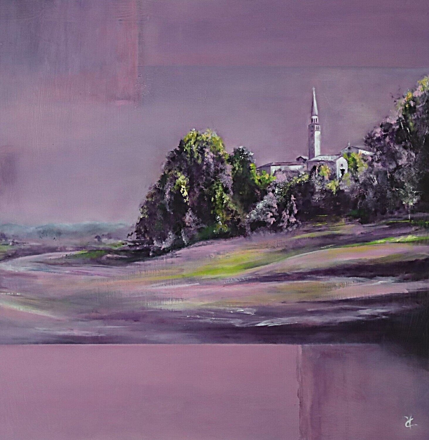 Primavera nell'aria... VALNEA CARNIEL Pintura original en venta