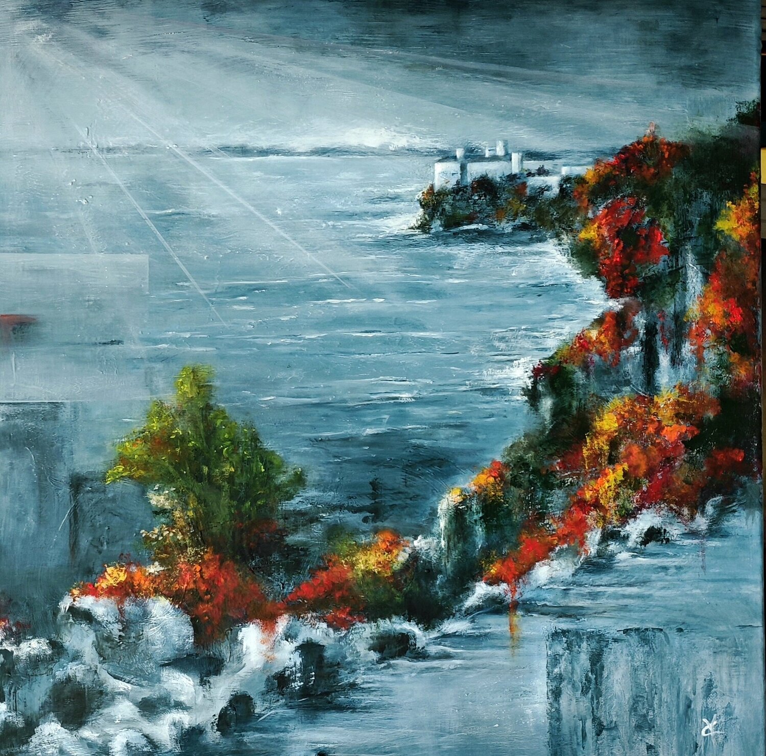 Colori e profumi...autunno sul Carso di VALNEA CARNIEL (2025): Pittura a  Olio, Gesso su Tela - Singulart, image size:1500x1481