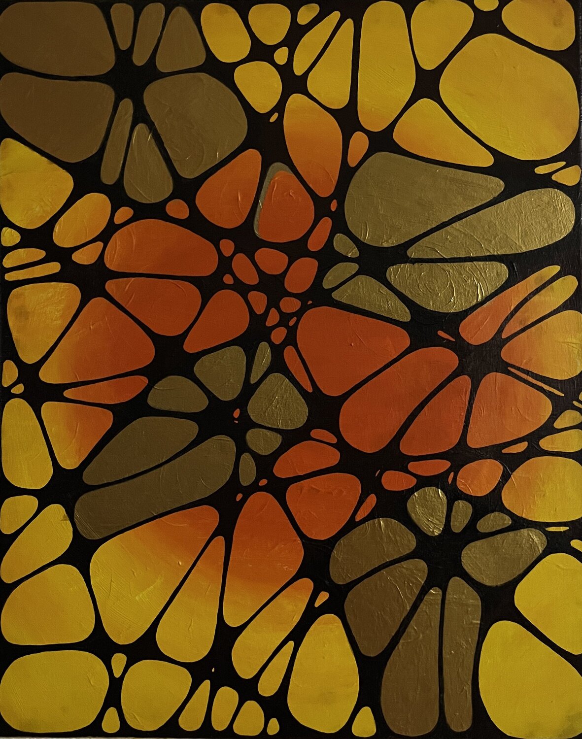 Galactic Glow Kseniia Ivanchenko Original painting for sale