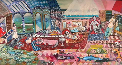 Odalische van Elisabetta Zangrandi, Schilderij te koop op Singulart