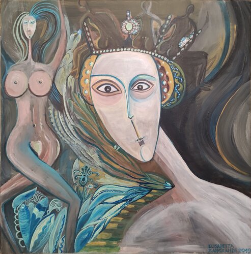Fire terza verisone van Elisabetta Zangrandi, Schilderij te koop op Singulart
