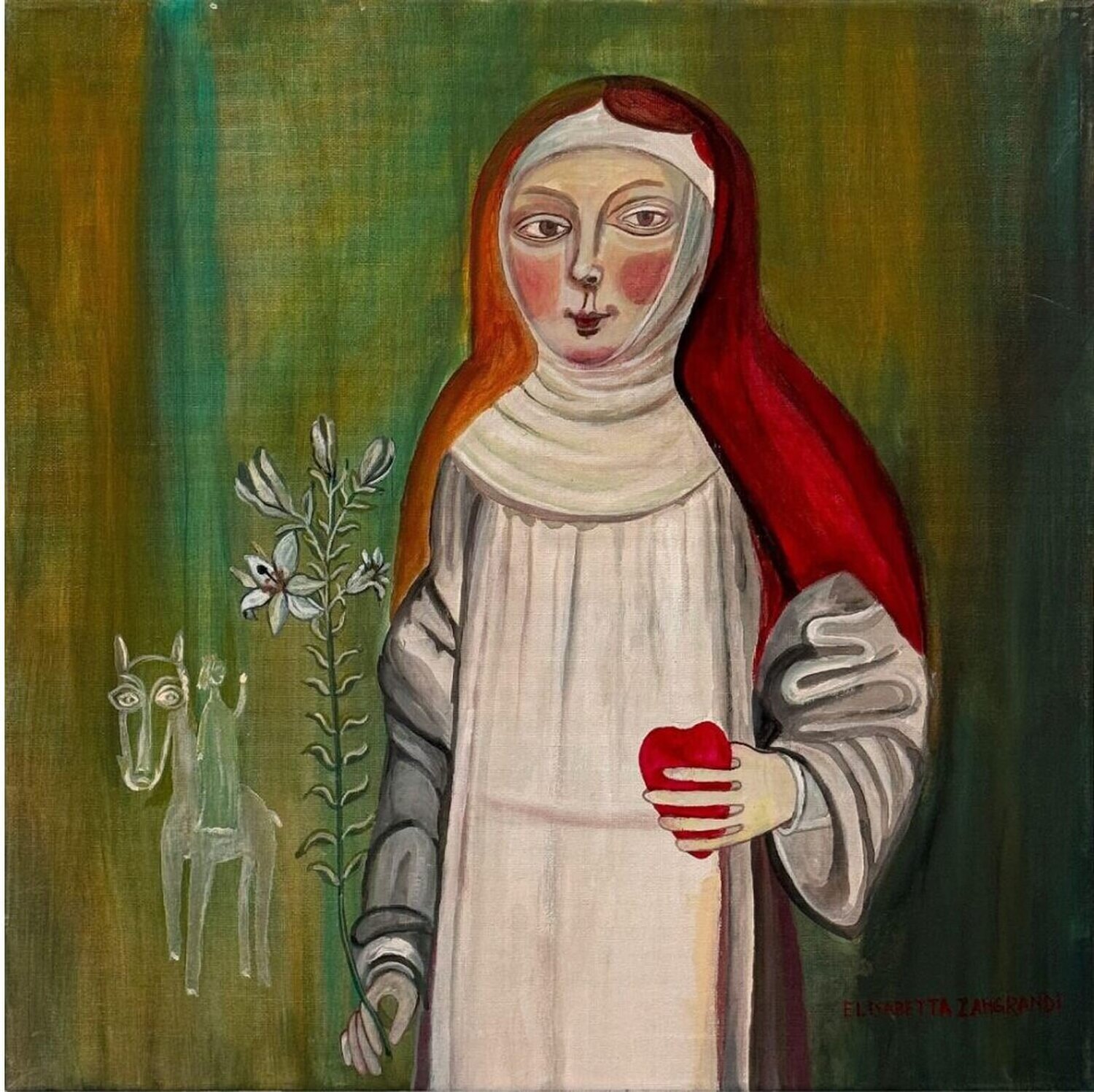 After Elena Anguissola, Elisabetta Zangrandi Originalgemälde zu verkaufen